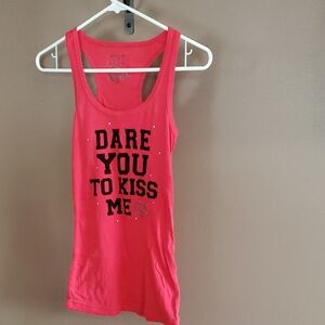 Pink Graphic Tank Top